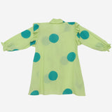 Fairytale Dress (Lime Green And Polka Dots)