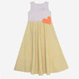 Joy Parade Maxi (White And Yellow Stripes)