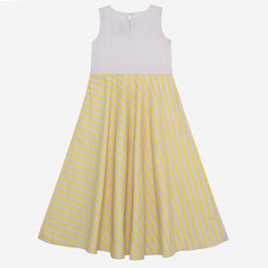 Joy Parade Maxi (White And Yellow Stripes)