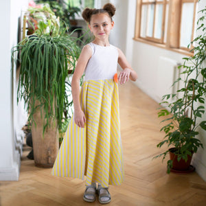 Joy Parade Maxi (White And Yellow Stripes)