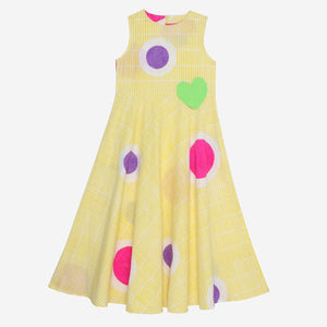 Joy Parade Maxi (Yellow And Multi Coloured Polka)