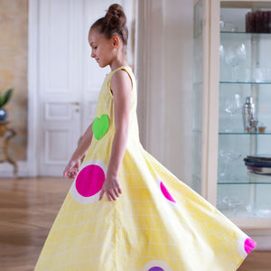 Joy Parade Maxi (Yellow And Multi Coloured Polka)