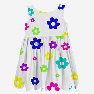 Peekaboo Dress (Multi Colour Flowers)