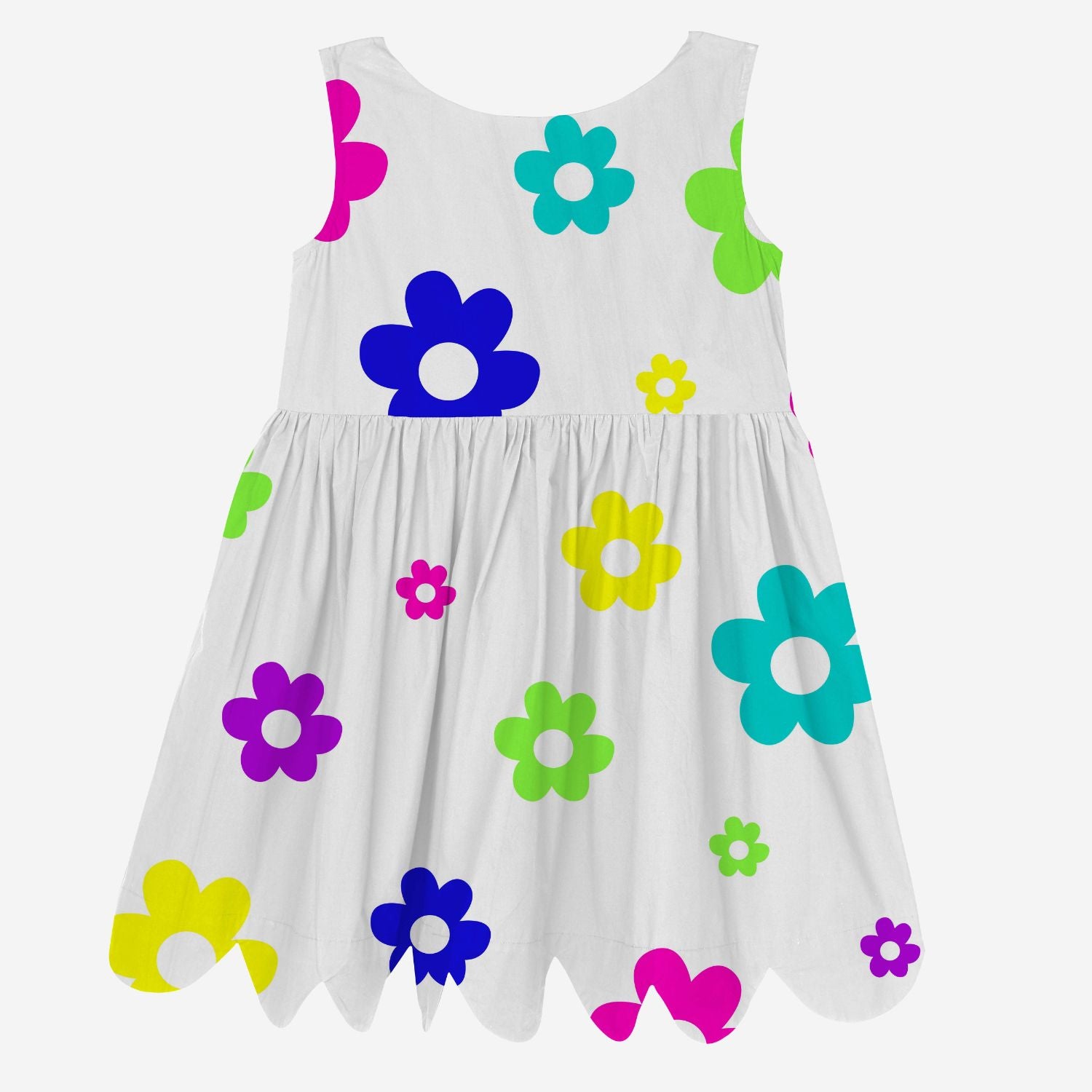 Peekaboo Dress (Multi Colour Flowers)