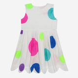 Peekaboo Dress (Multi Colour Polka)