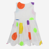 Peekaboo Dress (Multi Colour Polka)