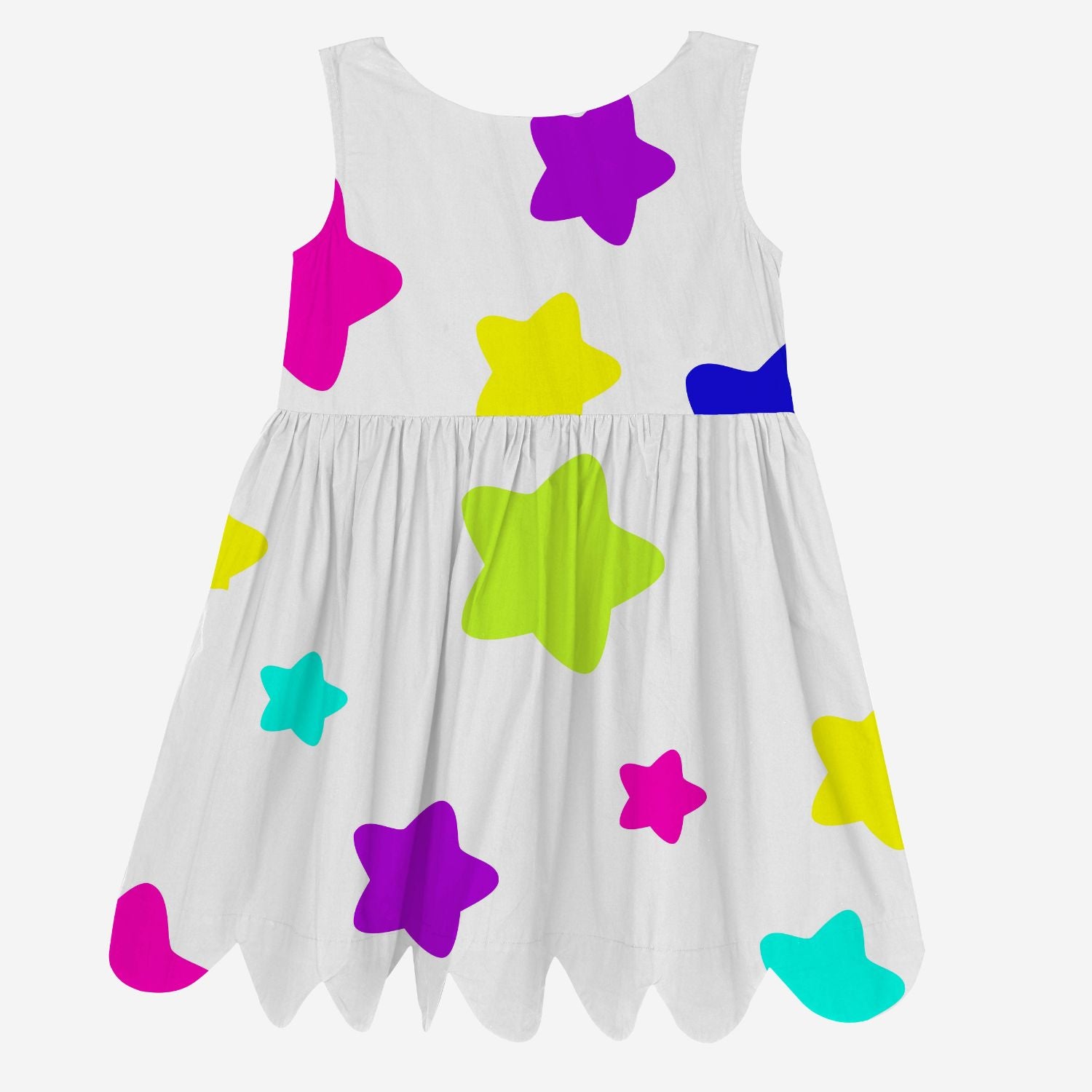 Peekaboo Dress (Multi Colour Stars)