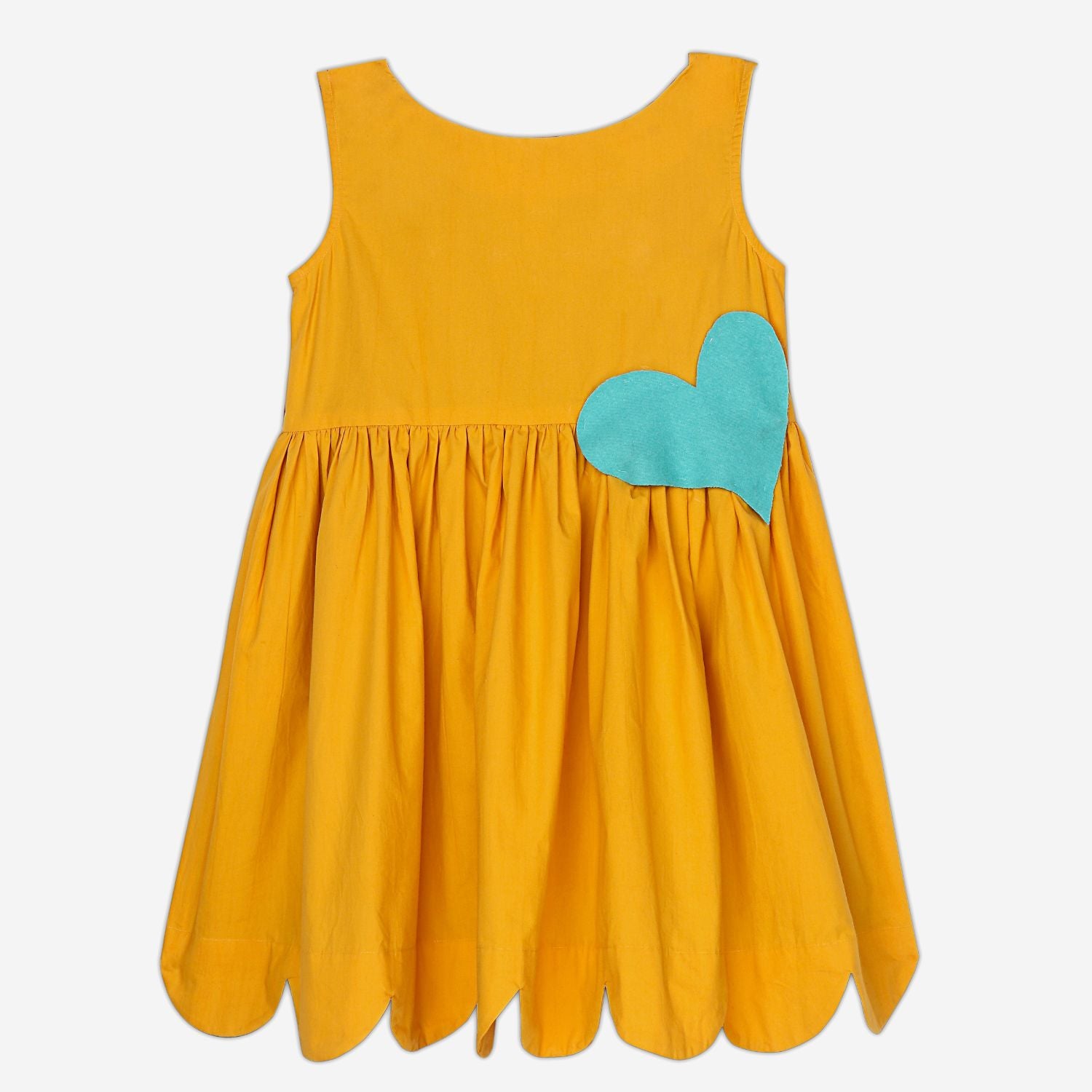 Peekaboo Dress (Reversible Purple And Mustard Yellow)