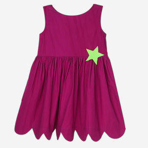 Peekaboo Dress (Reversible Purple And Mustard Yellow)