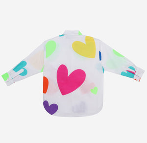 Ray Of Sunshine Shirt (Multi Colour Hearts)