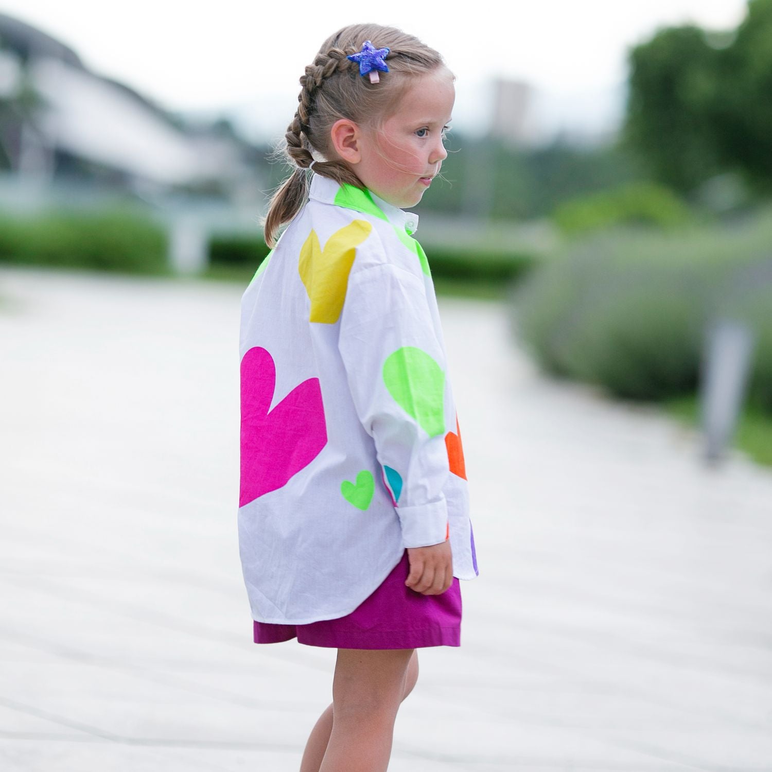 Ray Of Sunshine Shirt (Multi Colour Hearts)