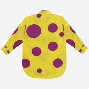 Ray Of Sunshine Shirt (Purple And Yellow Polka)