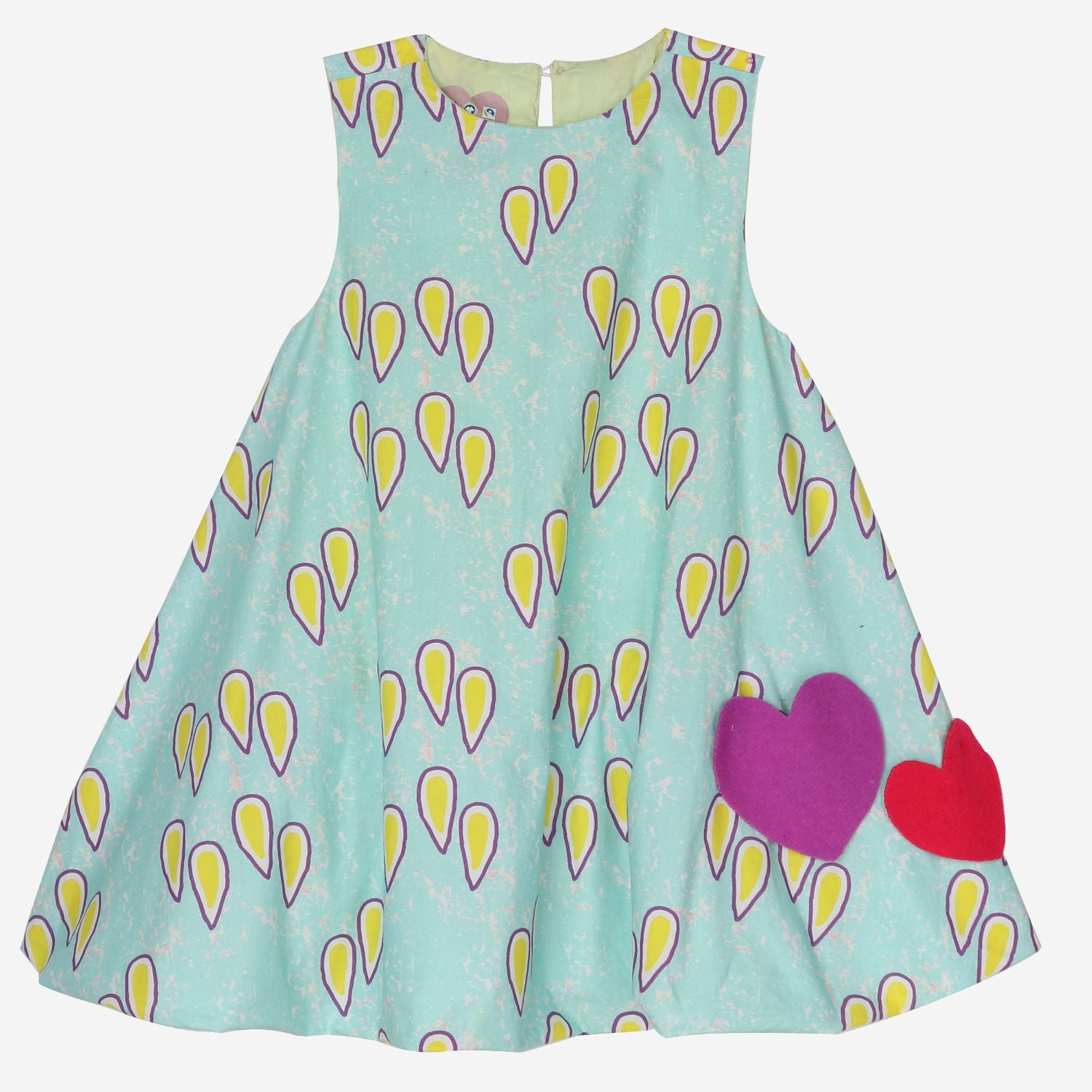 Summer Daze Dress (Aqua Raindrops)