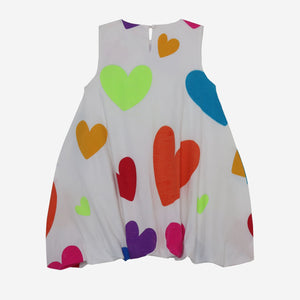 Summer Daze Dress (Multi Coloured Hearts)