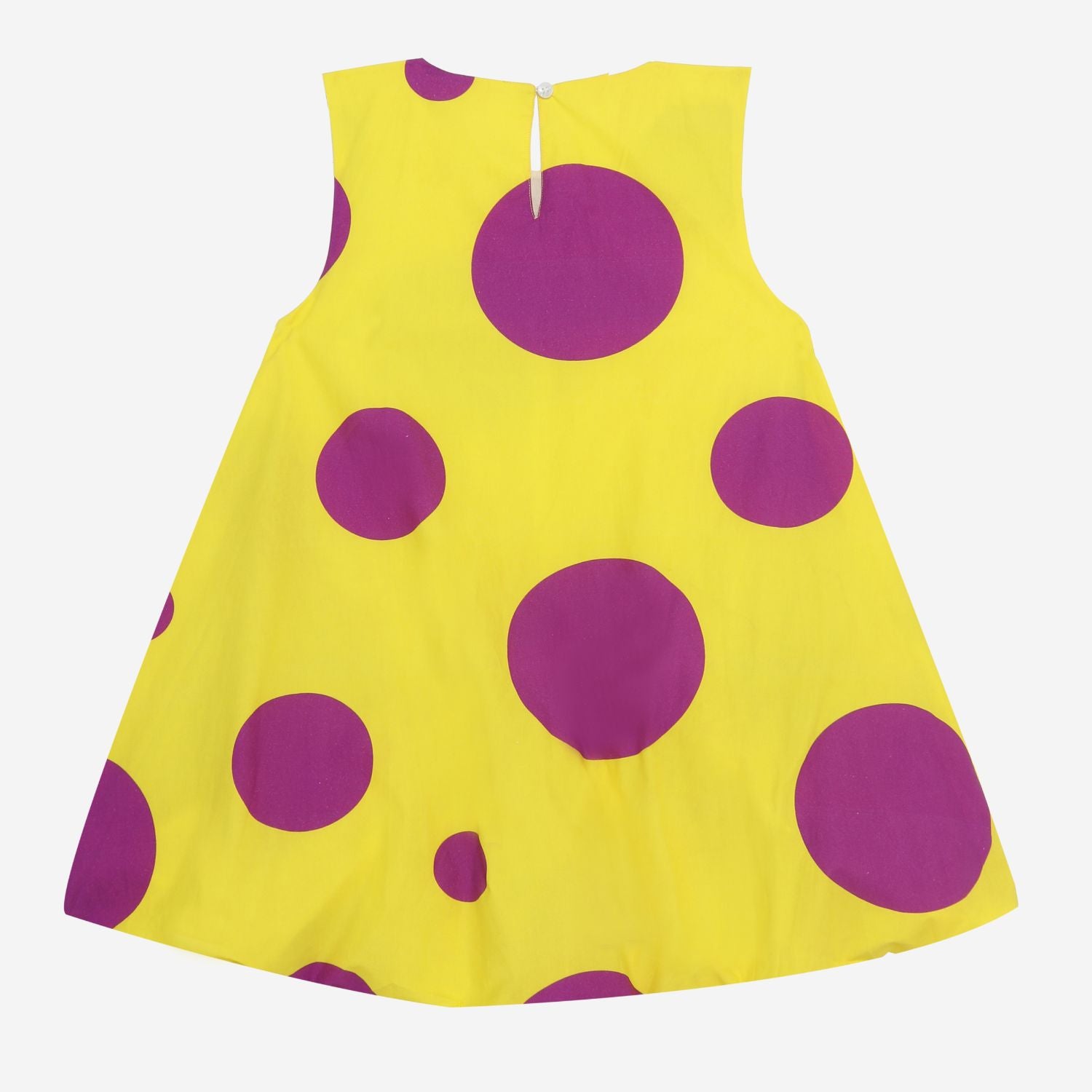 Summer Daze Dress (Purple Yellow Polka)