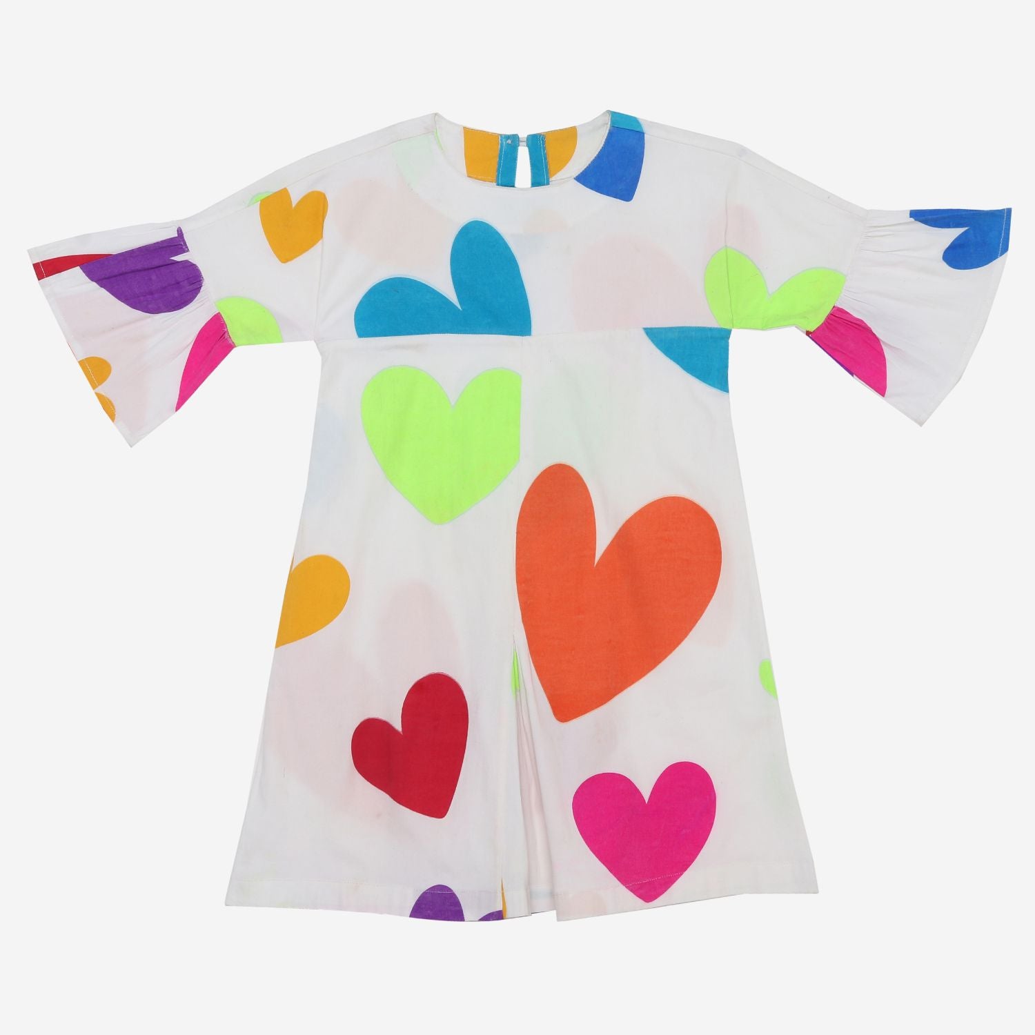 Sugar Rush Dress (Multi Colour Hearts)