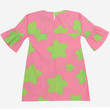 Sugar Rush Dress (Pink And Green Stars)