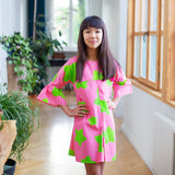 Sugar Rush Dress (Pink And Green Stars)