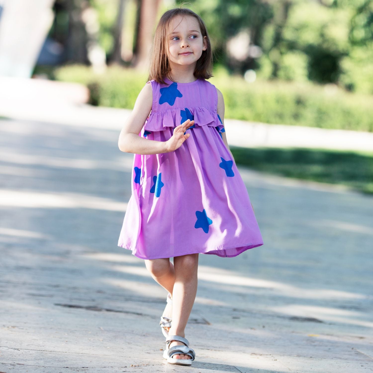 Tinkerbell Dress (Lilac And Stars)