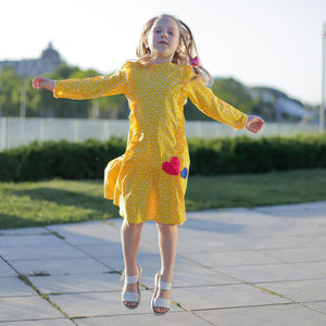 Twilight Dress (Sunshine And Tiny Yellow Flowers)