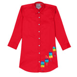 Wednesday Shirt Dress (Red)