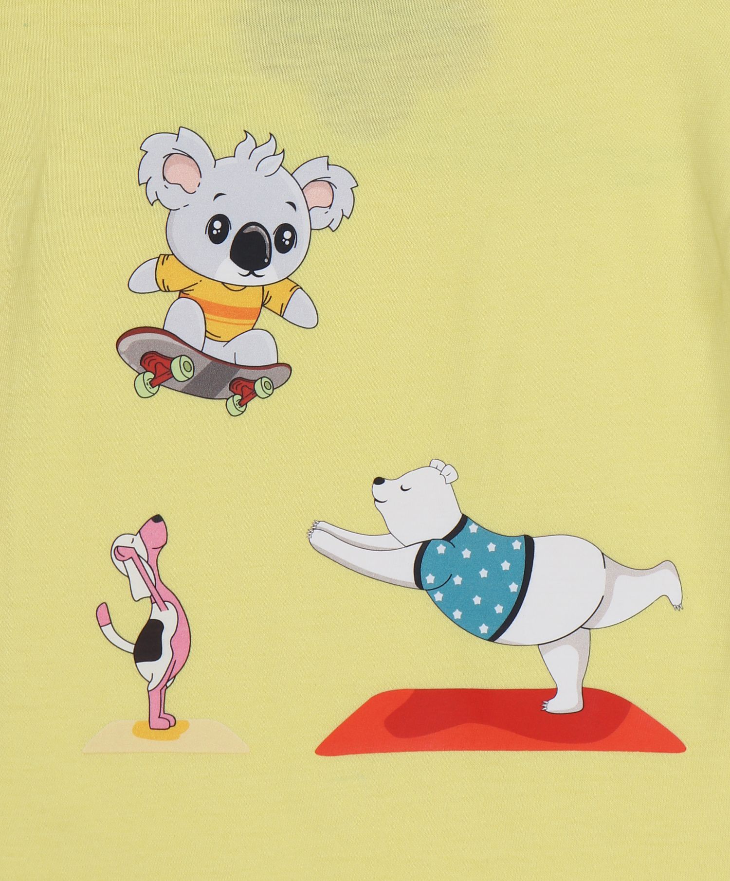 Yoga Pola Bear (Yellow)