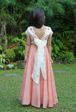 Blush Back Bow Lehnga