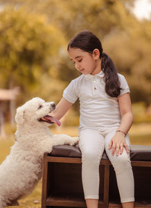 White Pony T-Shirt for Girls