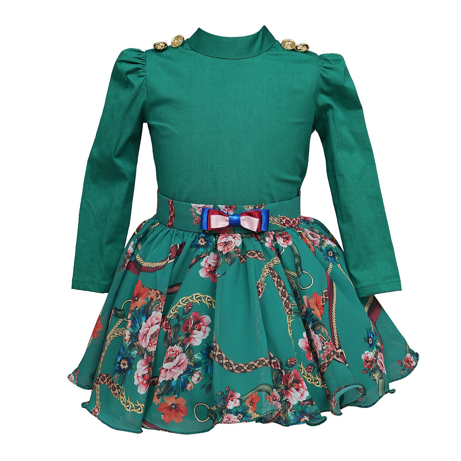 Green Dragonfly Co-ord Skirt Set