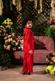 FARNBAG - Red Long Shirt & Trouser Set