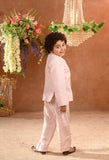 PAZ - Pink Jodhpuri Paired With Trouser Set