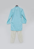 Blue Silk Kurta And Pant