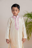 Beige Mirror Kurta Churidaar