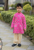 Pink Ikkat Kurta Patiala