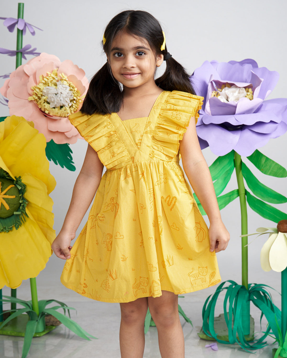 Wonder Wander Ruffle Dress