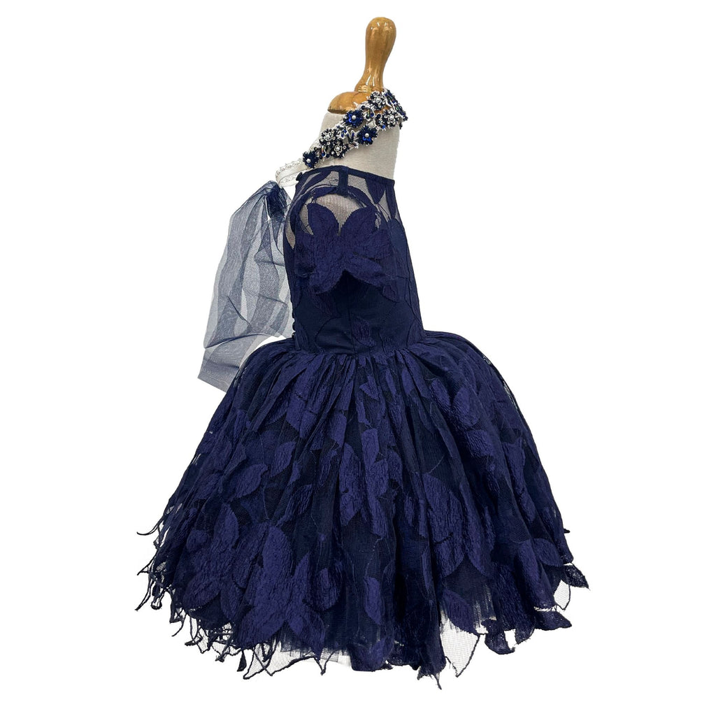 elsa navy blue dress Elsa