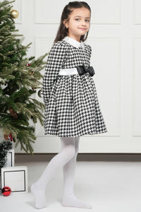 B/W Houndstooth Pinafore