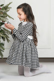 B/W Houndstooth Pinafore