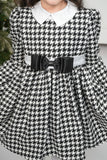 B/W Houndstooth Pinafore