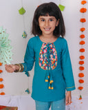 Ambar Embroidered Kurta with Baadal Sharara Pants