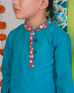 Ambar Embroidered Short Kurta