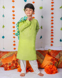 Nimbu Kurta with Pyjama & Gul Casual Jacket