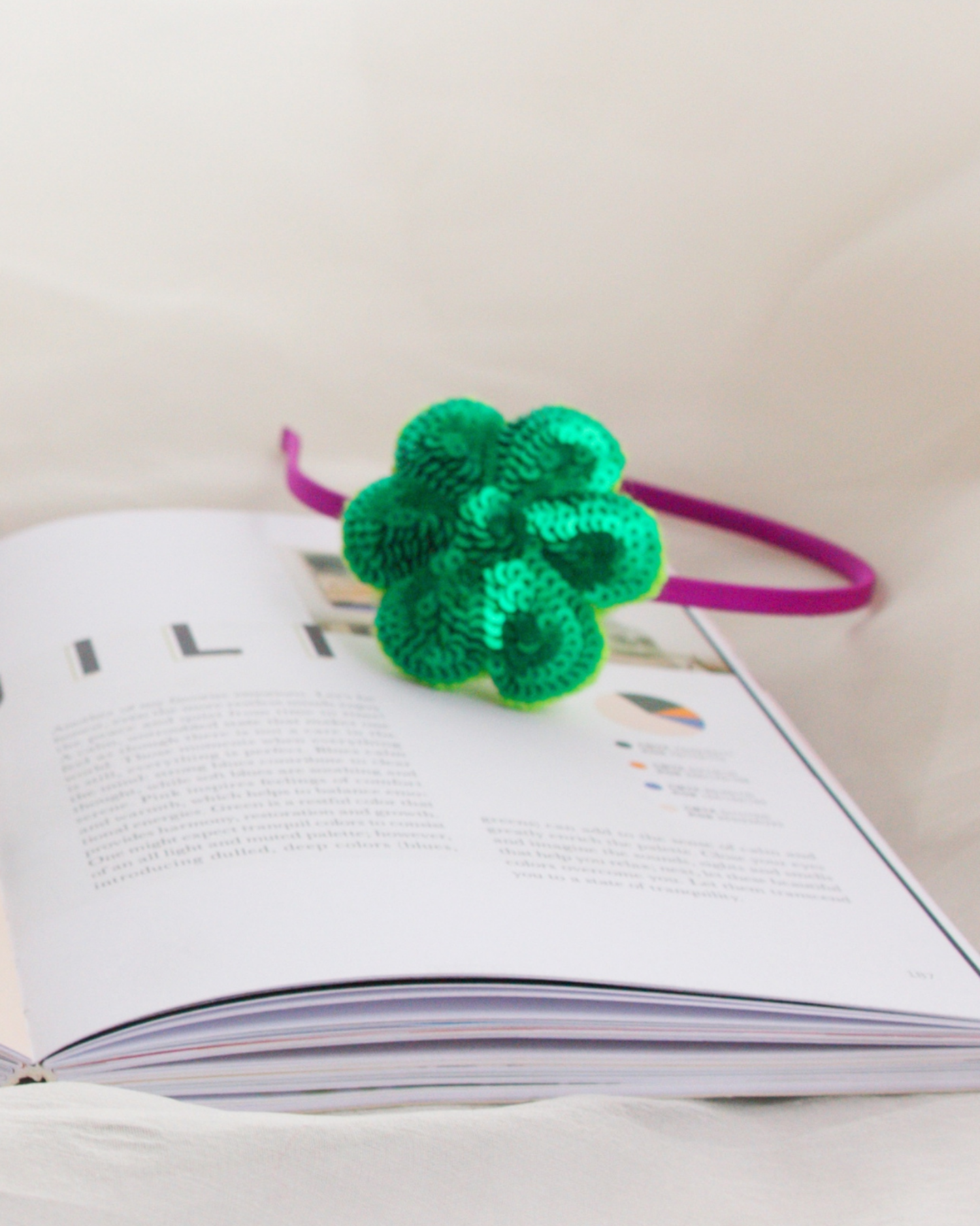 Flower Hairband (Green)