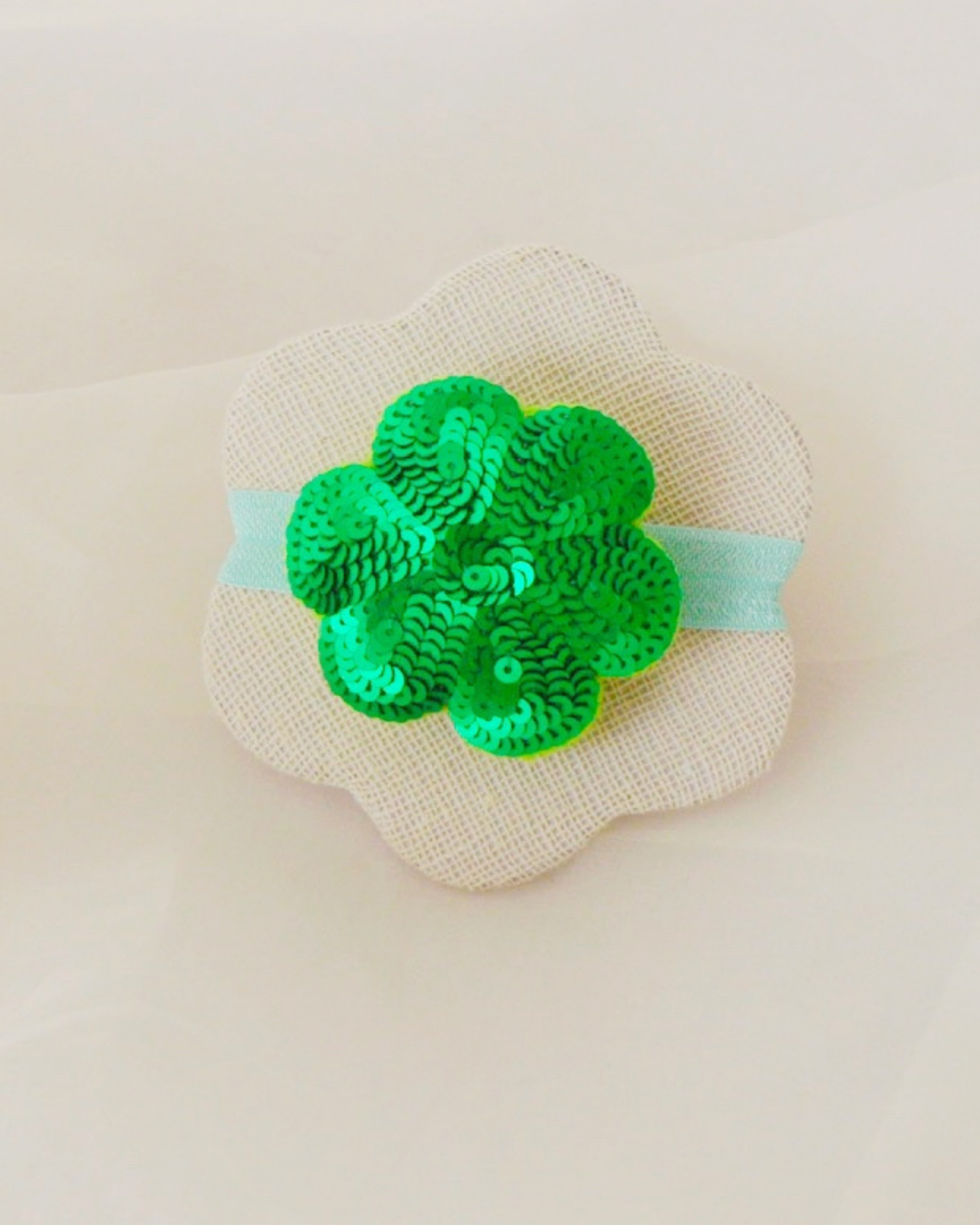 Flower Hair Ties (Green)