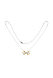 The Elaborate Bow Necklace (YG)