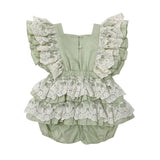 The Lacy Cotton Frill Romper