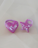 Heart And Star (Purple)