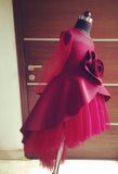 Big Rose Short Long Gown