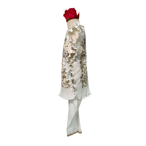 Embroidered Kaftan with Pants