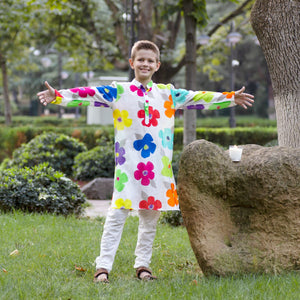 Imperial Kurta and Pajama Set - Multi-Coloured Lily